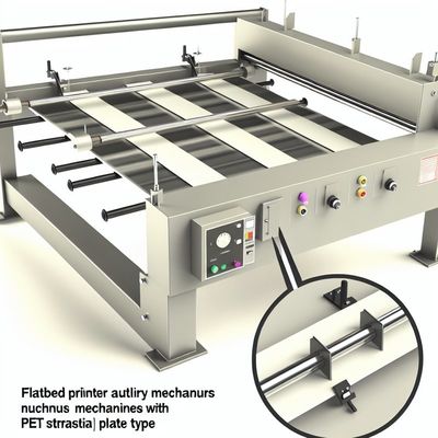 Các cơ chế phụ trợ máy in phẳng với loại tấm PET